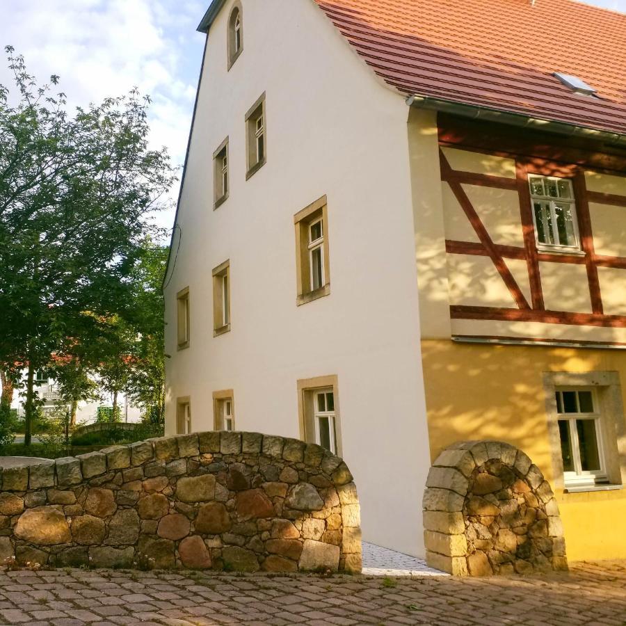 Faehrmannshof Im Elbtal Apartment Klipphausen Bagian luar foto